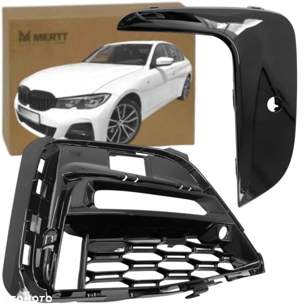 KRATKA BOCZNA LISTWA LISTEK ATRAPA BANAN BMW 3 G20 G21 MSP M-PAKIET PRAWA - 1