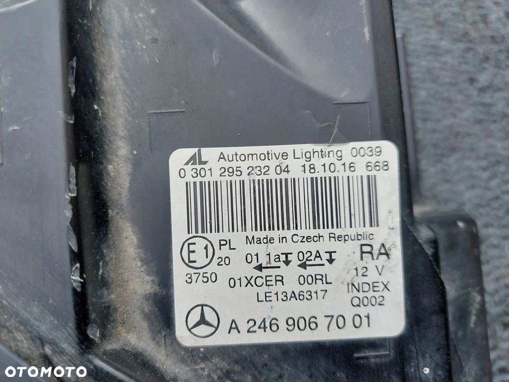 MERCEDES B-KLASA W246 lift LAMPA PRZÓD PRAWA FULL LED  A2469067001 RAF-AUTO CZĘŚCI - 17