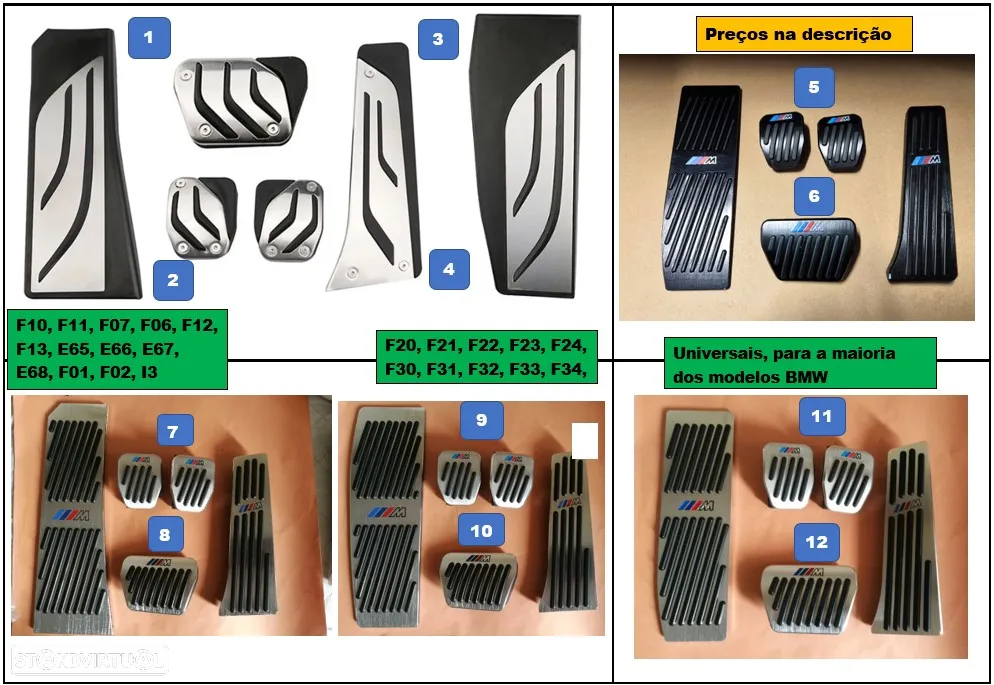 PROMOÇÃO Puxador pega porta interior Esqª ou Drtª BMW E90 E91 E92 E93 2004/2012 - 9