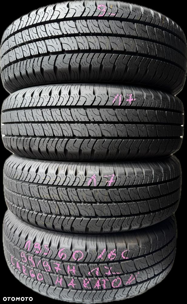 4 x 195/60R16C Goodyear Cargo Marathon - 1