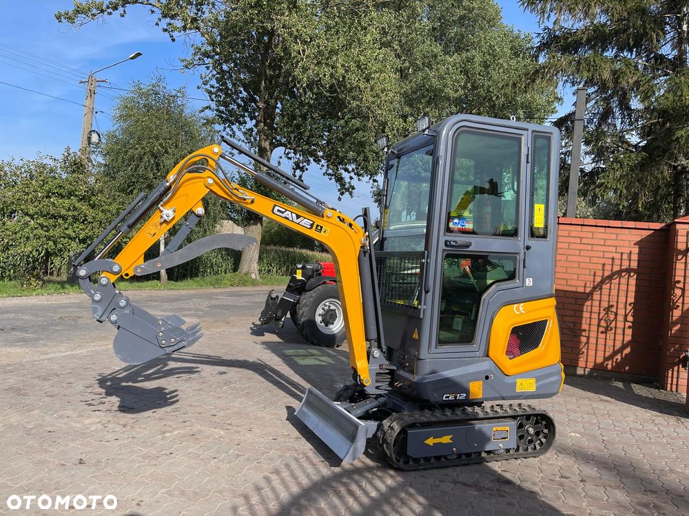 Inny Minikoparka CAVE CE12 PROMOCJA! 1200KG z Kabiną 2026r Nowość LEASING RATY, Skrętne ramie, Ogrzewanie, ZESTAW - 15