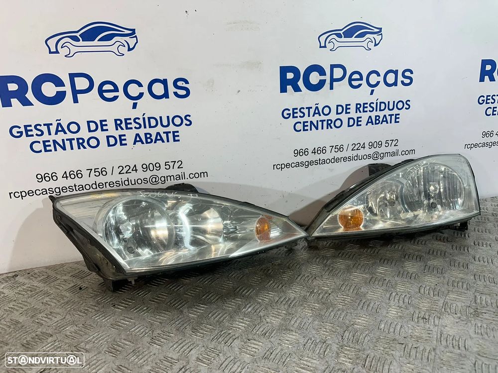 .Oticas Farol Frente Frontal Esquerda Direita Original Ford Focus I 1 Mk1 1998 a 2005 - 2