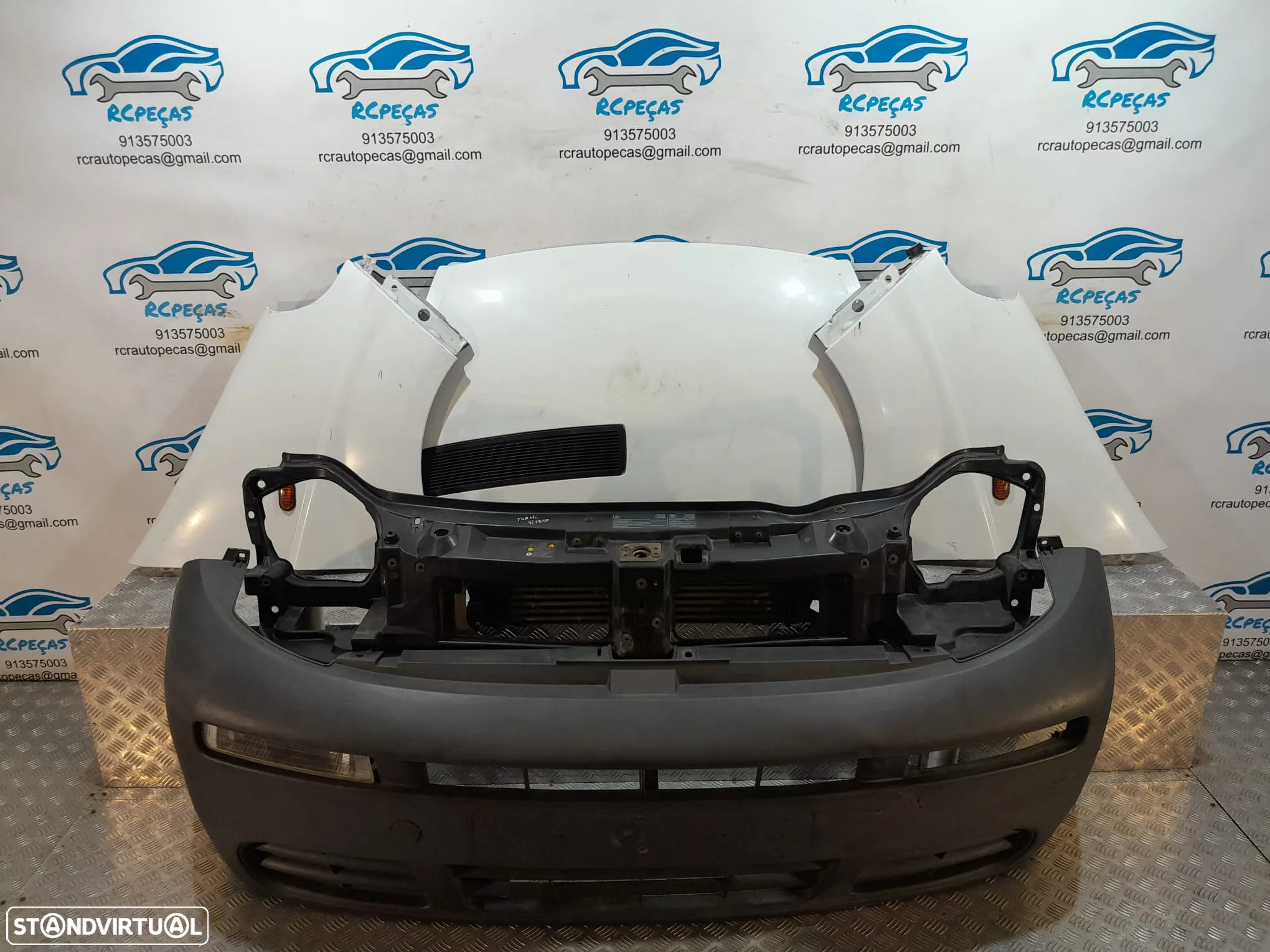FRENTE COMPLETA OPEL VIVARO A X83 CAPOT PARACHOQUES GUARDA-LAMAS OTICAS RADIADOR VENTILADOR FRENTE FIBRA REFORÇO - 5