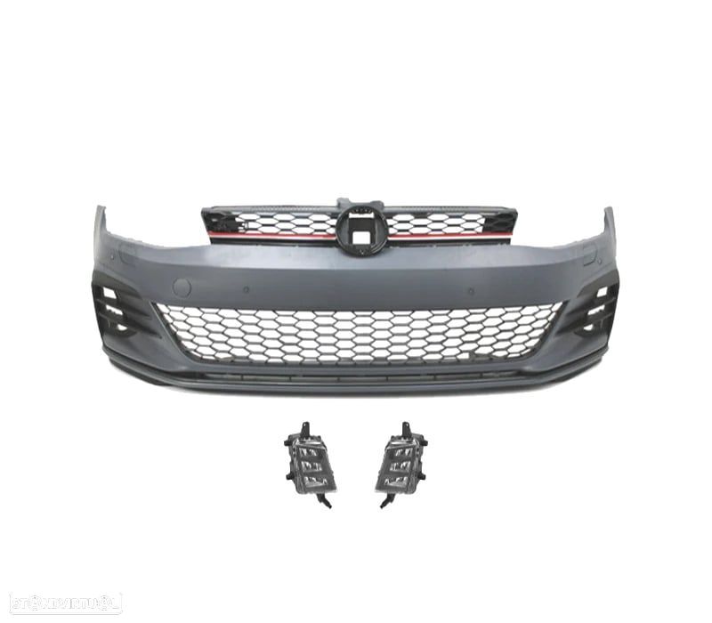 PÁRA-CHOQUES FRONTAL VOLKSWAGEN VW GOLF 7.5 17-20 LOOK GTI PDC + NEVOEIROS - 2
