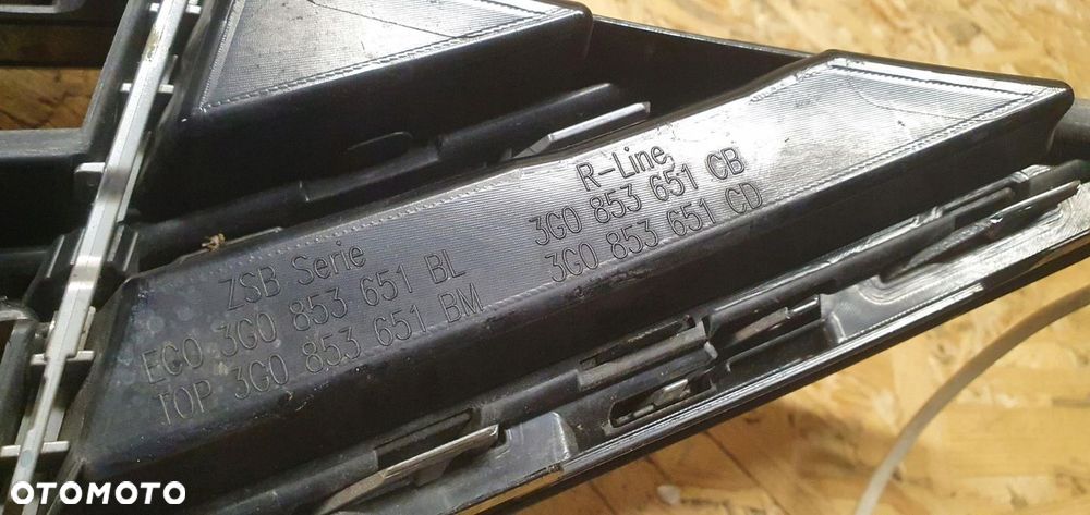 ATRAPA GRILL VW Passat B8 Lift R-Line 3G0853651CD - 9