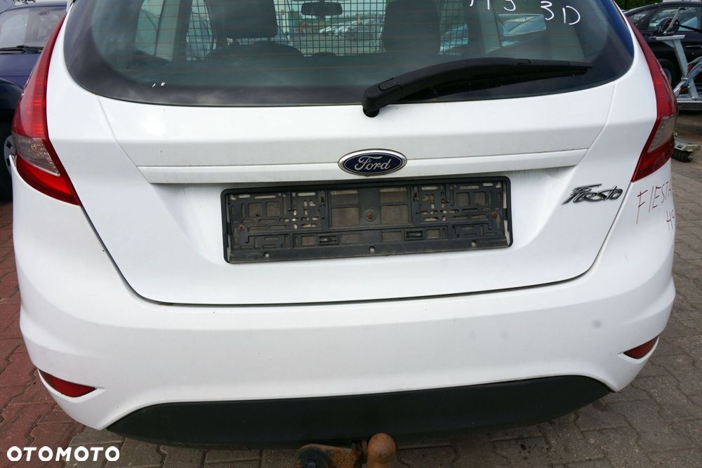 KLAPA BAGAŻNIKA TYLNA FIESTA VI MK6 VII MK7 3D HB H9  BIAŁY FORD 2008-2017 - 2
