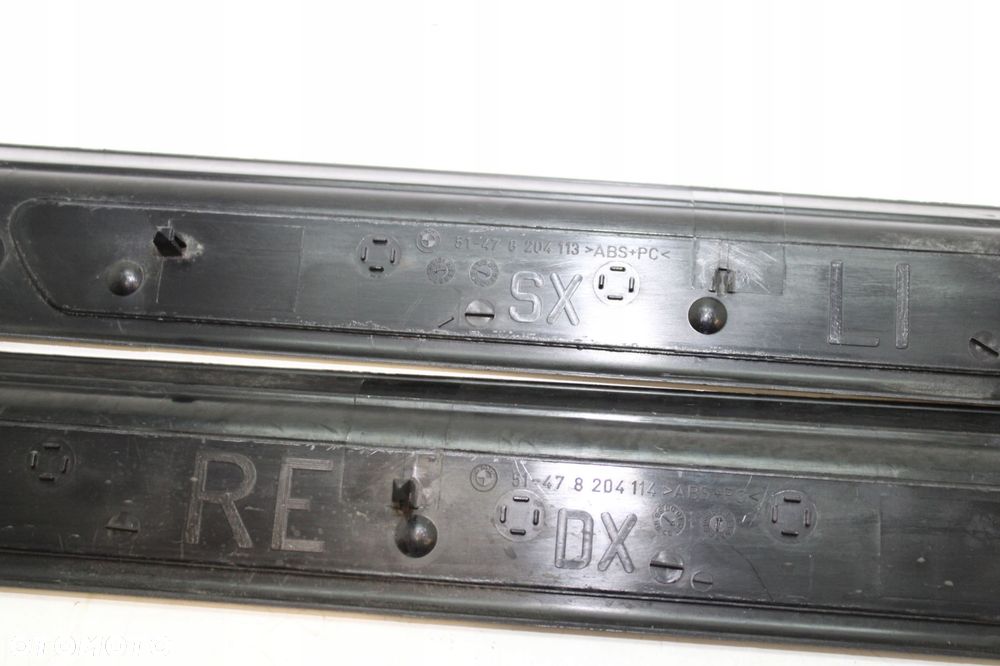 BMW E46 COUPE LISTWA LISTWY PROGOWE LEWA PRAWA KOMPLET 8204114 8204113 - 4