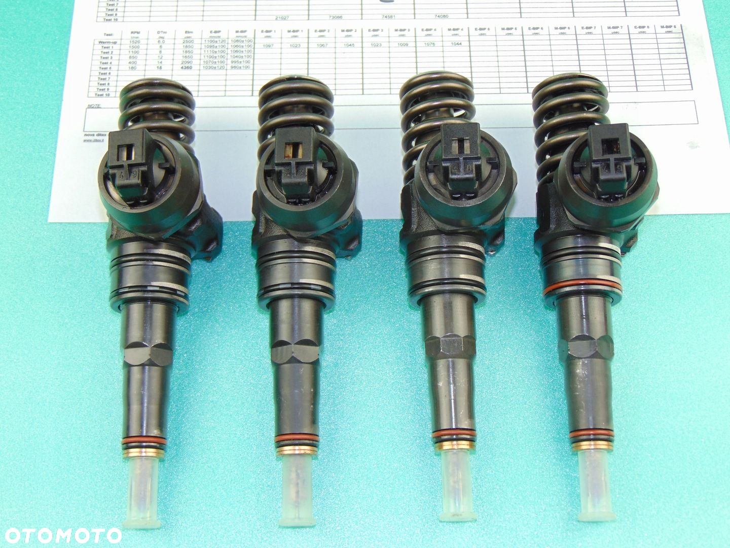 Pompowtryski 1,9TDI 038130073AM 0414720208 AXR ATD BKC BXE Komplet - 4