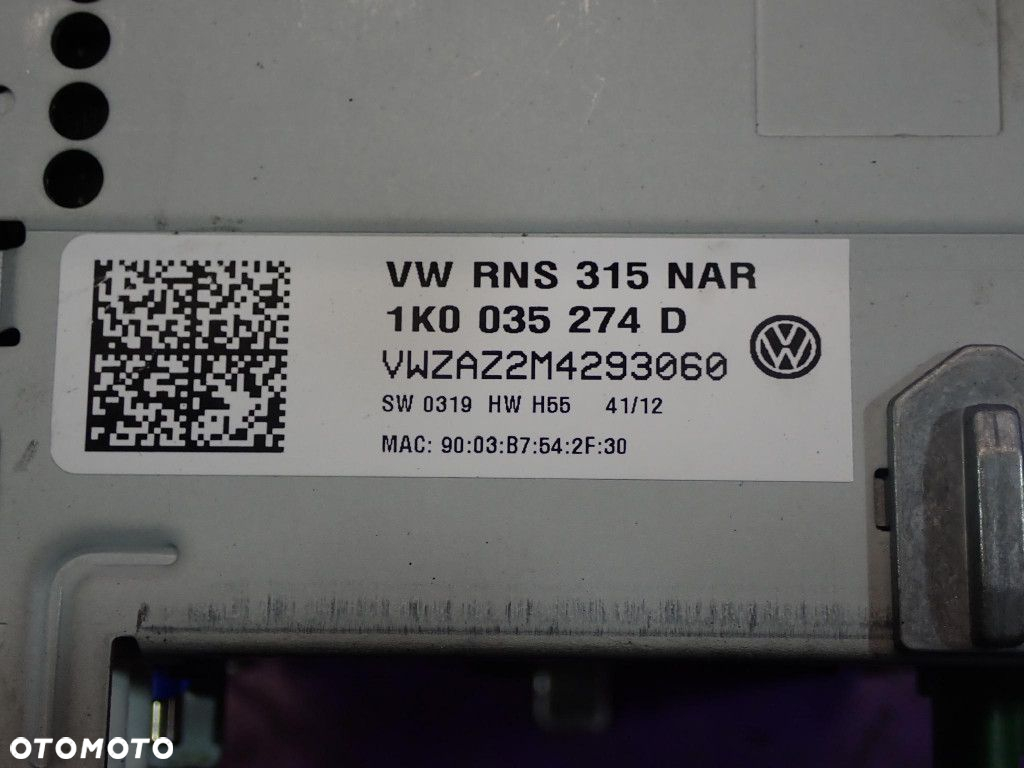 VW PASSAT CC 12- LIFT FL RADIO CD NAWIGACJA 1K0035274D - 7