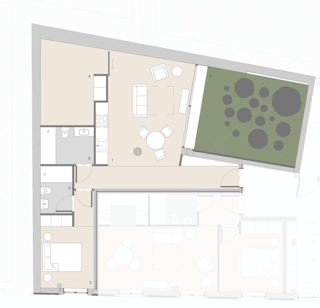 Apartamento T1+1 com Jardim Privativo de 20 m² | Centro do Porto - Grande imagem: 4/4