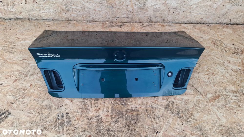 BMW E46 SEDAN KLAPA POKRYWA BAGAŻNIKA FARNGRUEN METALIK - 1