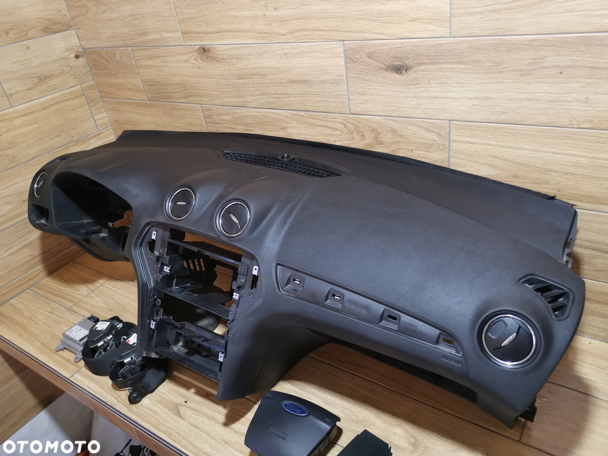 Ford Mondeo MK4 Deska Rozdzielcza Konsola Pasy AIRBAG - 9