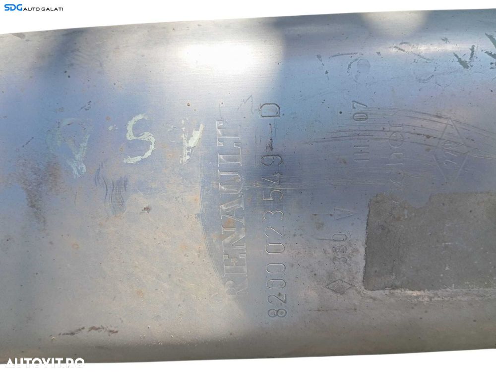 Toba Teava Esapament Finala Evacuare Renault Clio 3 1.5 DCI 2005 - 2013 Cod 8200023549 8200023549D [V0691] - 3