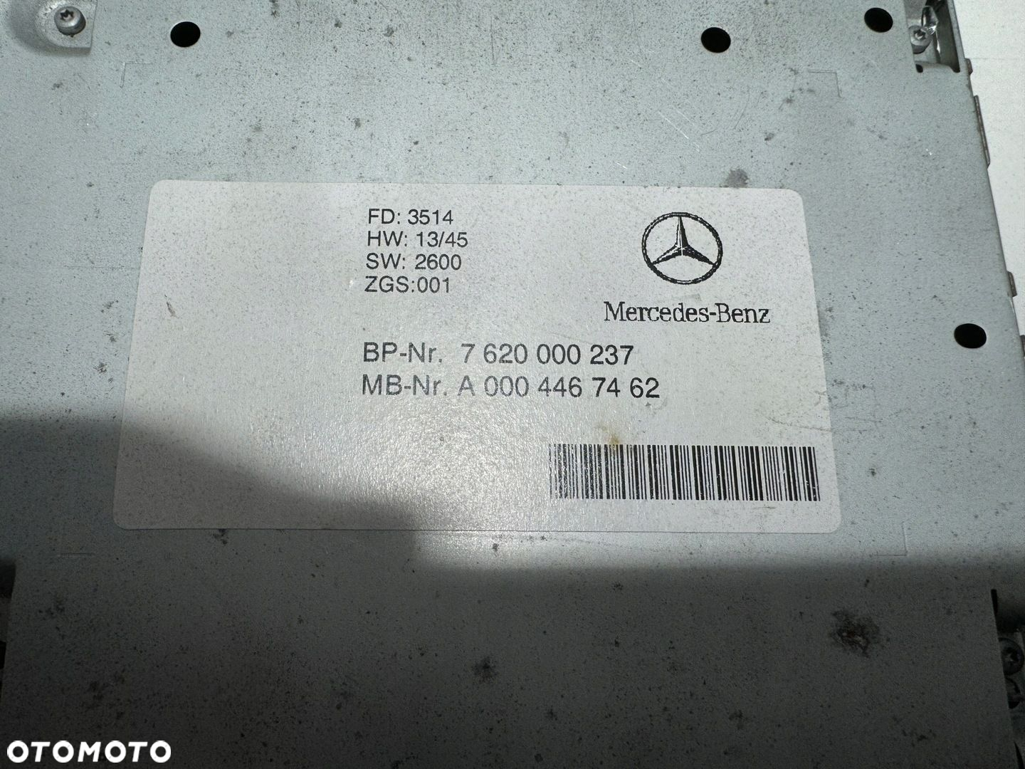 RADIO RADIOODTWARZACZ MERCEDES ACTROS MP 4 AROCS ANTOS A0004467462 - 3