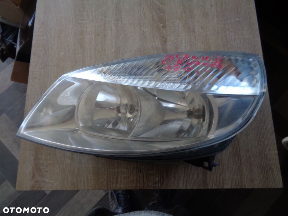 RENAULT SCENIC II LAMPA LEWA PRZÓD EUROPA - 1