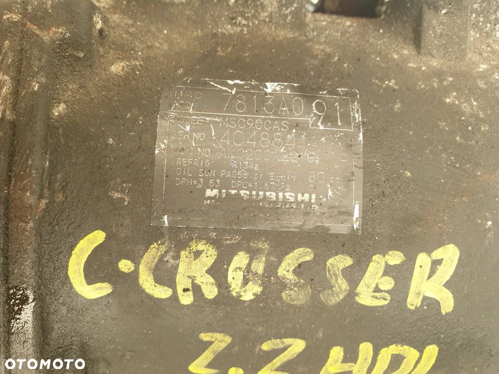 Citroen C-Crosser 2.2 HDI Kompresor Klimatyzacji 7813A091 - 3