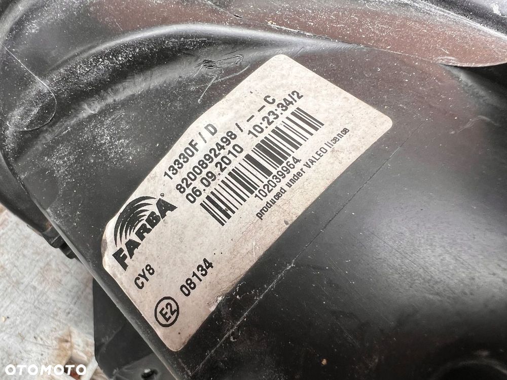 Lampa przednia RENAULT CLIO III LIFT KOMPLET EUROPA ORYGINALNE - 7