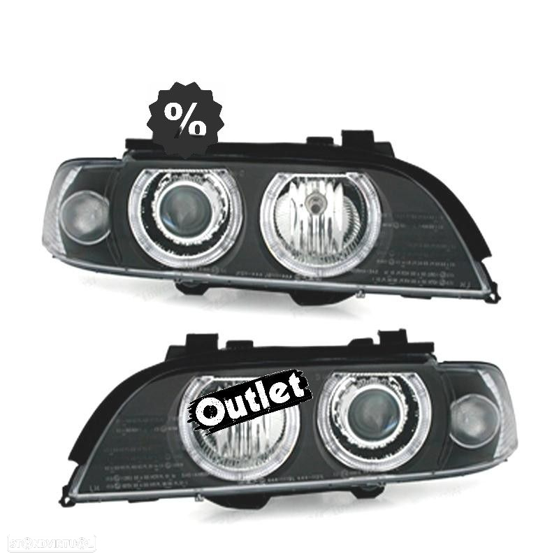 R148792C1 FAROIS ANGEL EYES PARA BMW SERIE 5 E39 FUNDO PRETO - 8
