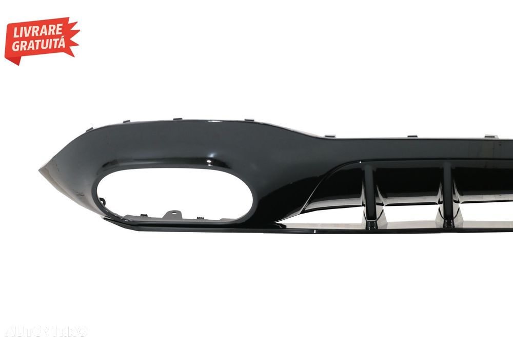Difuzor Bara Spate Mercedes A-Class W177 Hatchback (2018-Up) Evacuari Crom- livrare gratuita - 4
