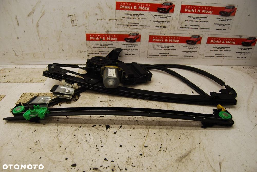 MECHANIZM SZYBY PRAWY PRZÓD + SILNICZEK VW SHARAN LIFT ALHAMBRA 7M3959802 00-10 7M0837402 - 4