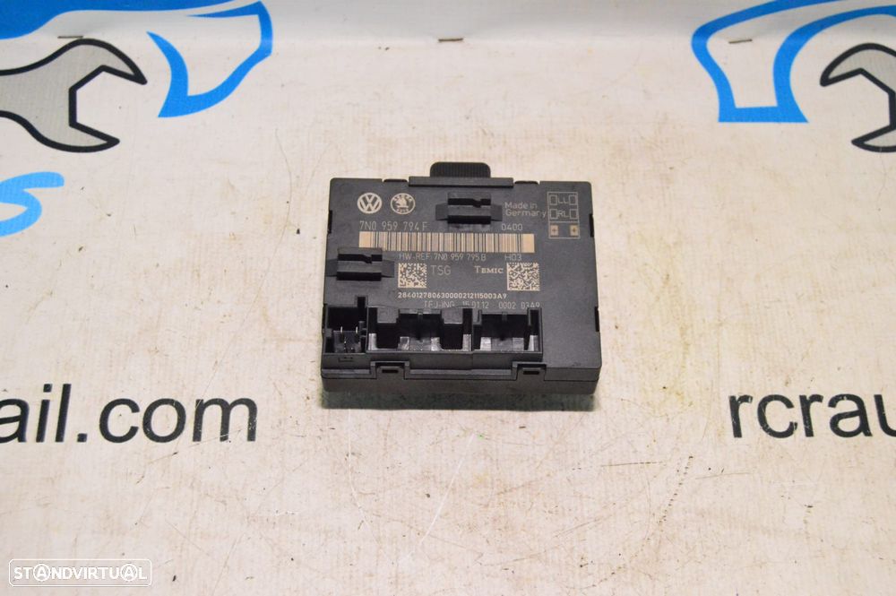 CENTRALINA ECU MOTOR PORTA TRASEIRA TRÁS ESQUERDA UNIDADE CONTROLO TEMIC VW VOLKSWAGEN 7N0959794F 7N0959794 VW VOLKSWAGEN SHARAN II 2 MK2 7N1 7N2 SEAT ALHAMBRA - 7
