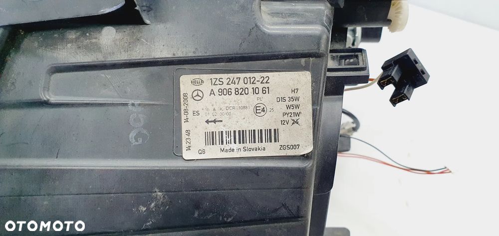 MERCEDES SPRINTER W 906 Lampa Prawa XENON - 8