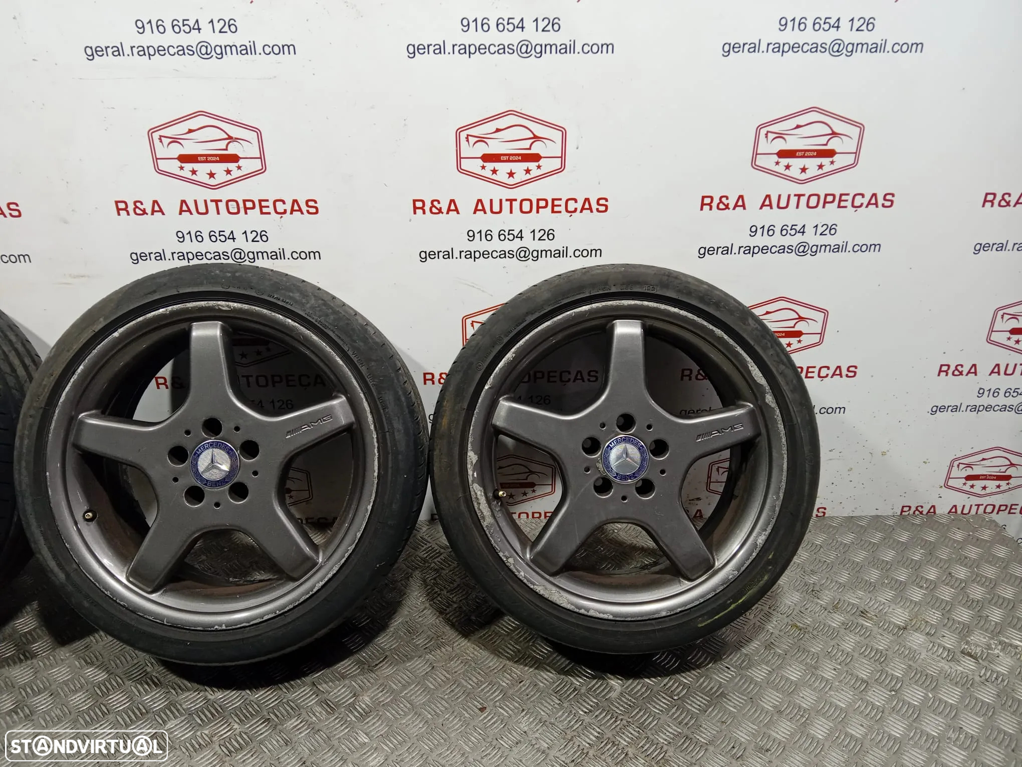 Jantes Originais 18 Mercedes W211 AMG    Ref A2114012202-A2114012102 - 7