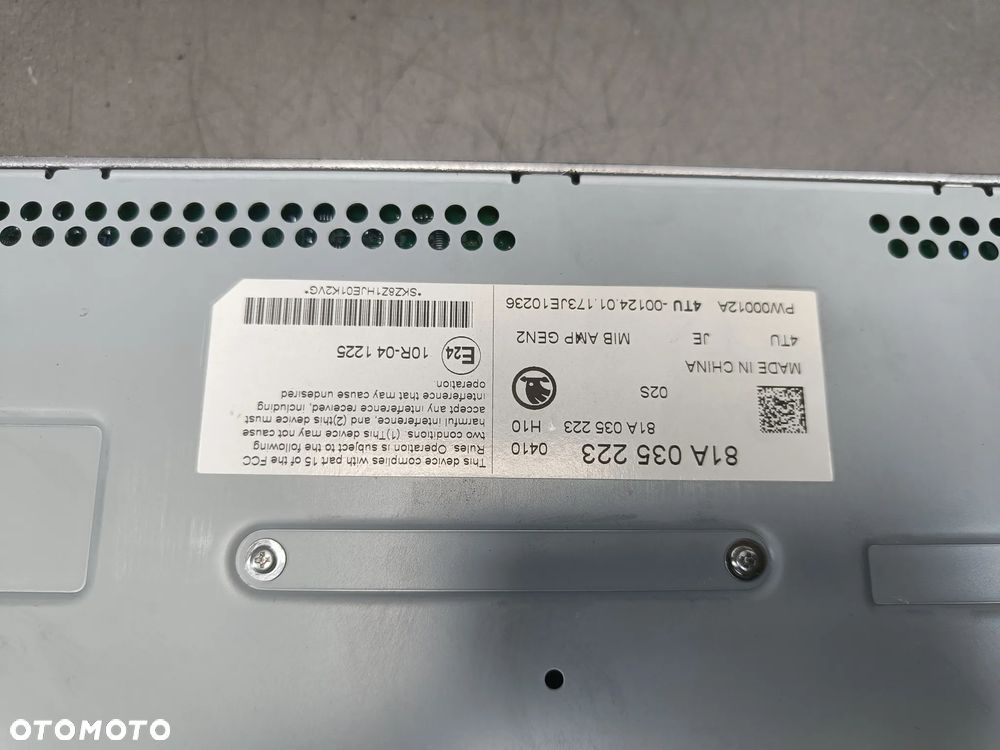 Wzmacniacz Audio Skoda Kodiaq Superb Karoq Octavia Canton 81A035223 - 4