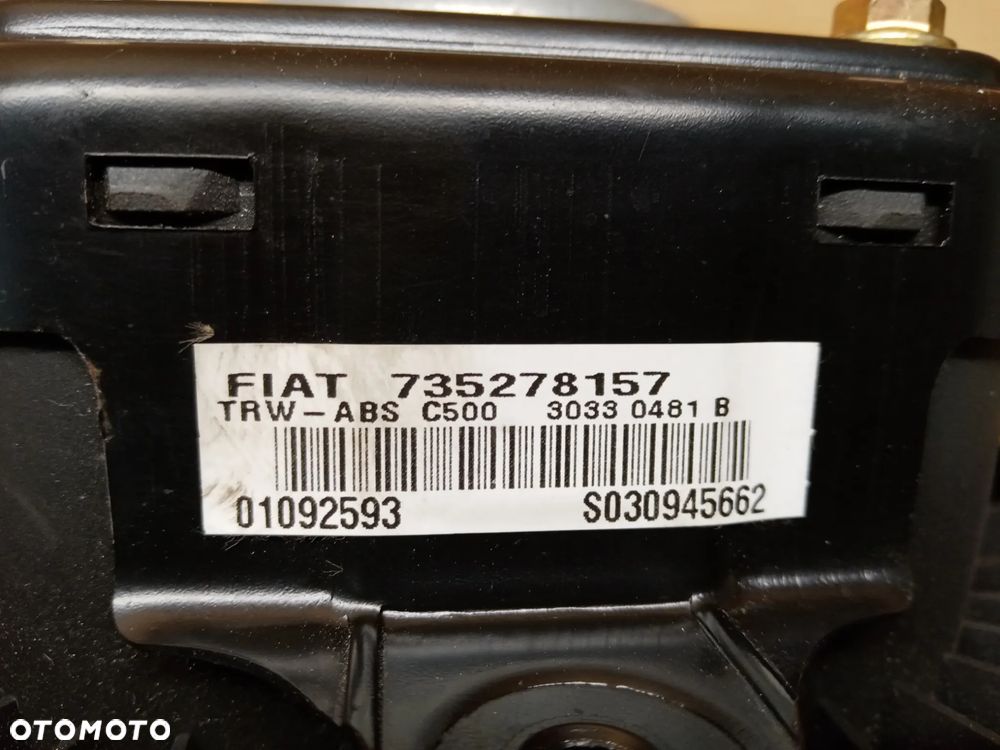 Airbag poduszka powietrzna kierowcy kierownicy Fiat Punto II 2 735278157 - 6
