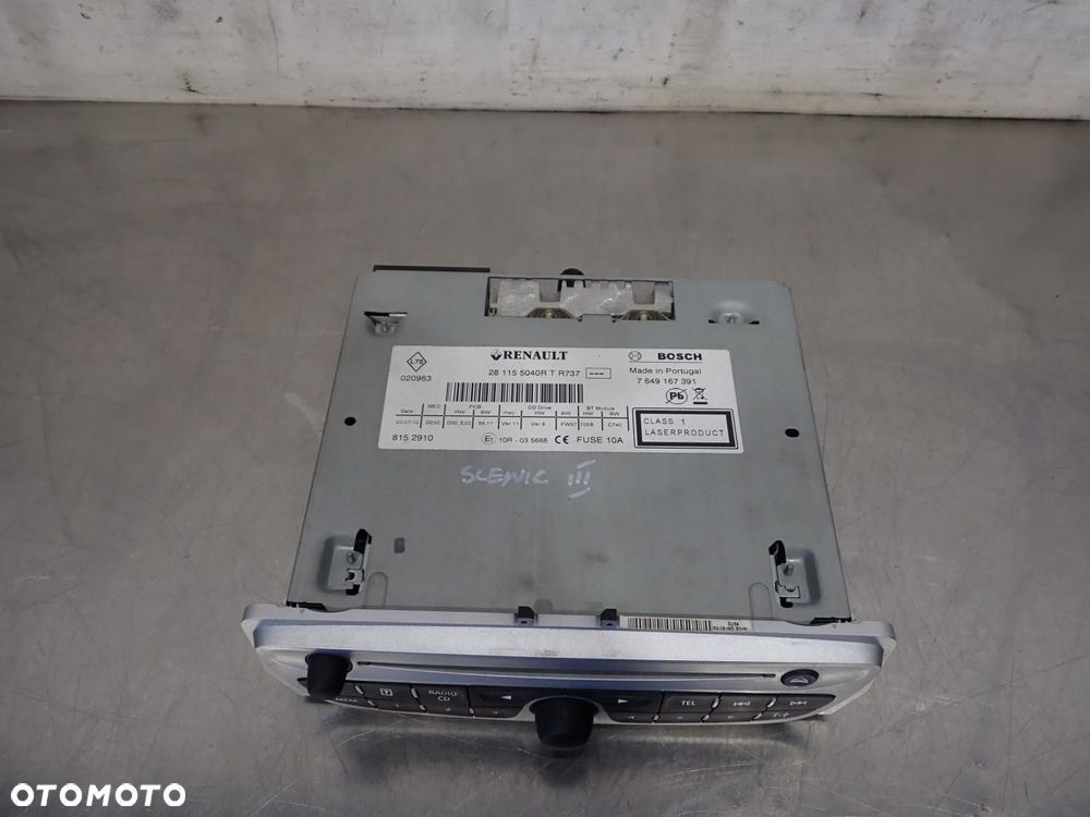 RADIO RENAULT GRAND SCENIC III - 2