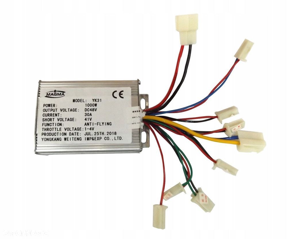 Sterownik 48V 1000W do silnika szczotkowego skuter - 2