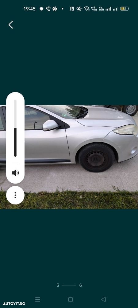 Capotă motor originală Renault Megane 3. 1,5 dci  cod culoare-TED 69 - 5