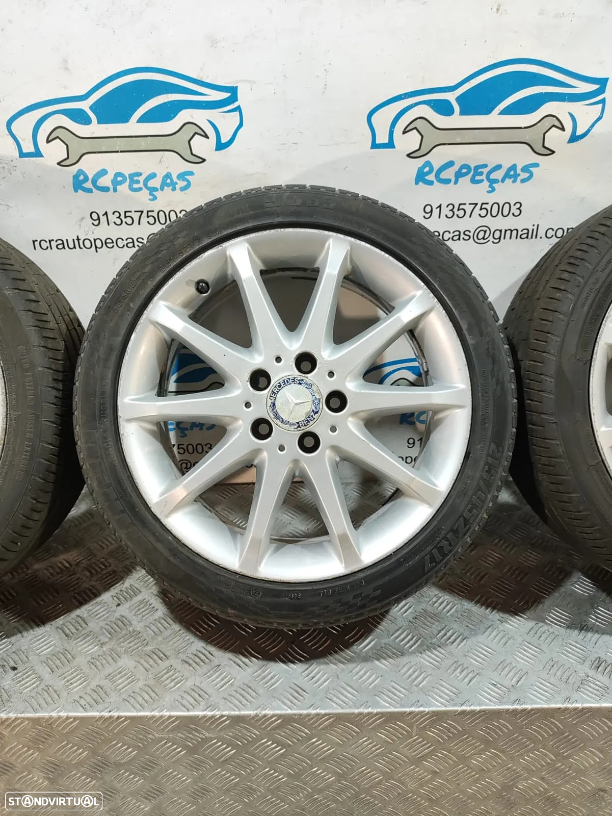 Jantes 17 originais MERCEDES BENZ CLASS A W169 7J ET49 5x112 - 6