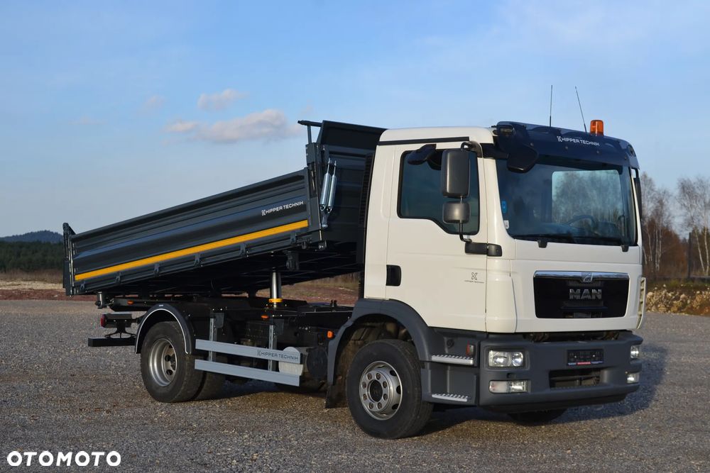 MAN TGM 15.250 15.290 Nowy 3-stronny WYWROT Kiper WYWROTKA Blokada mostu Manual Klima Ładowność 8760 - 1