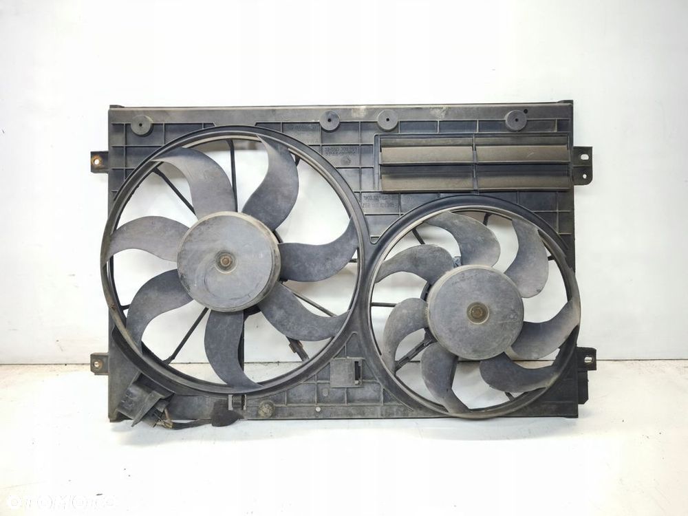 OBUDOWA WENTYLATORÓW + WENTYLATORY AUDI VOLKSWAGEN SEAT SKODA 1K0121207BC - 1