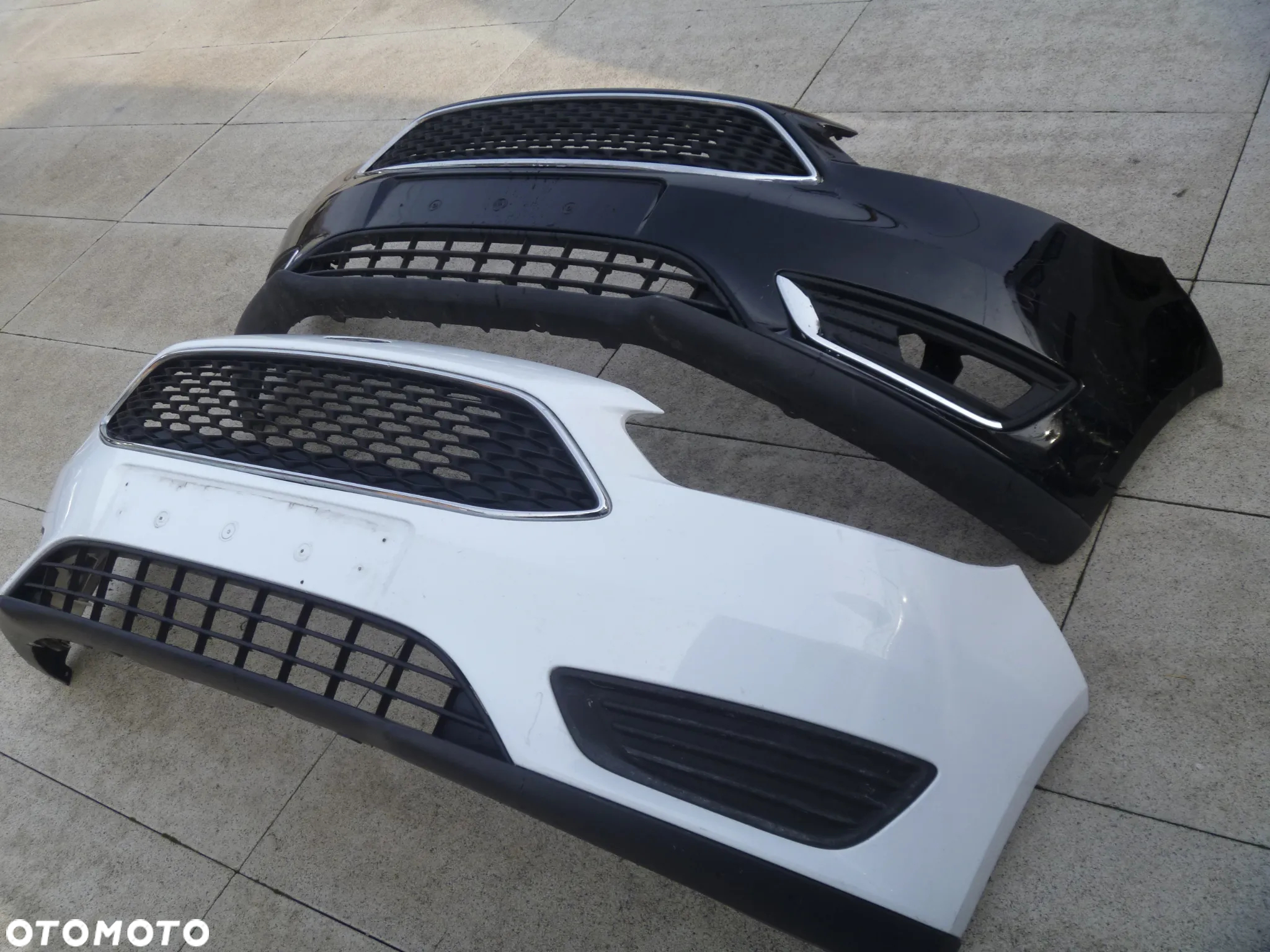 FORD FOCUS MK3 LIFT ZDERZAK PRZEDNI ATRAPA KRATKI ORYGINAŁ - 4