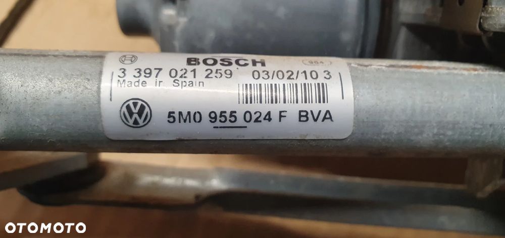 Mechanizm wycieraczki prawy przód przedni VW Golf VI 6 Plus 5M0955024F 5M0955120E - 6