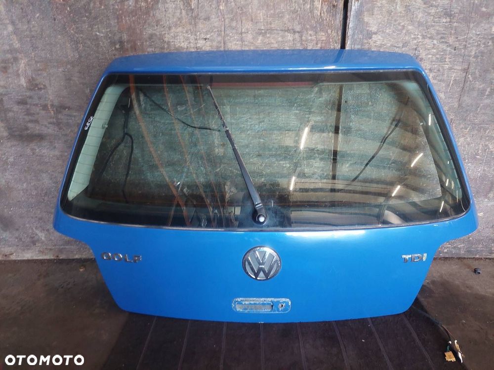 KOMPLETNY TYŁ KLAPA BAGAŻNIKA ZDERZAK LAMPY VOLKSWAGEN GOLF IV HB 5D LW5Z - 7