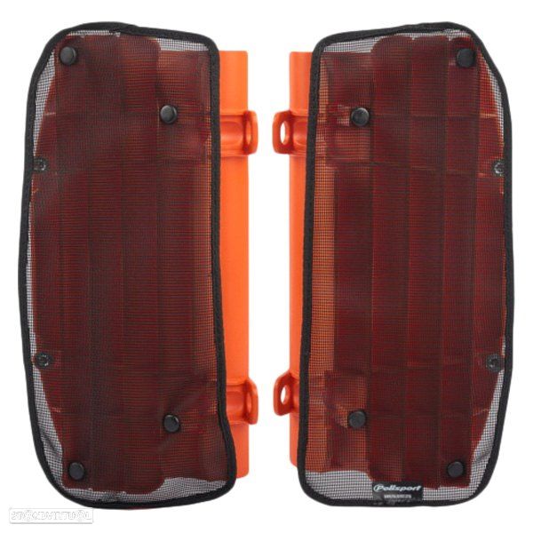 grelha anti barro para proteçao de radiador polisport yamaha yz 250f / 450 f 2006 - 1