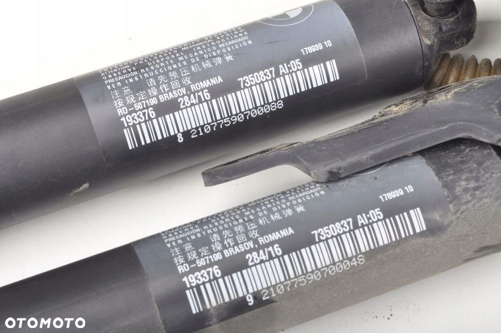 BMW X1 F48 SIŁOWNIKI TELESKOPY KLAPY KOMPLET - 6