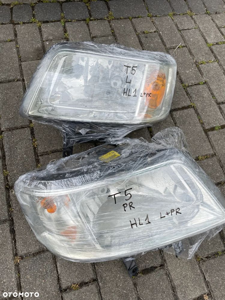 VW T5 lampa reflektor przód lewy prawy oryginał EUROPA - 6