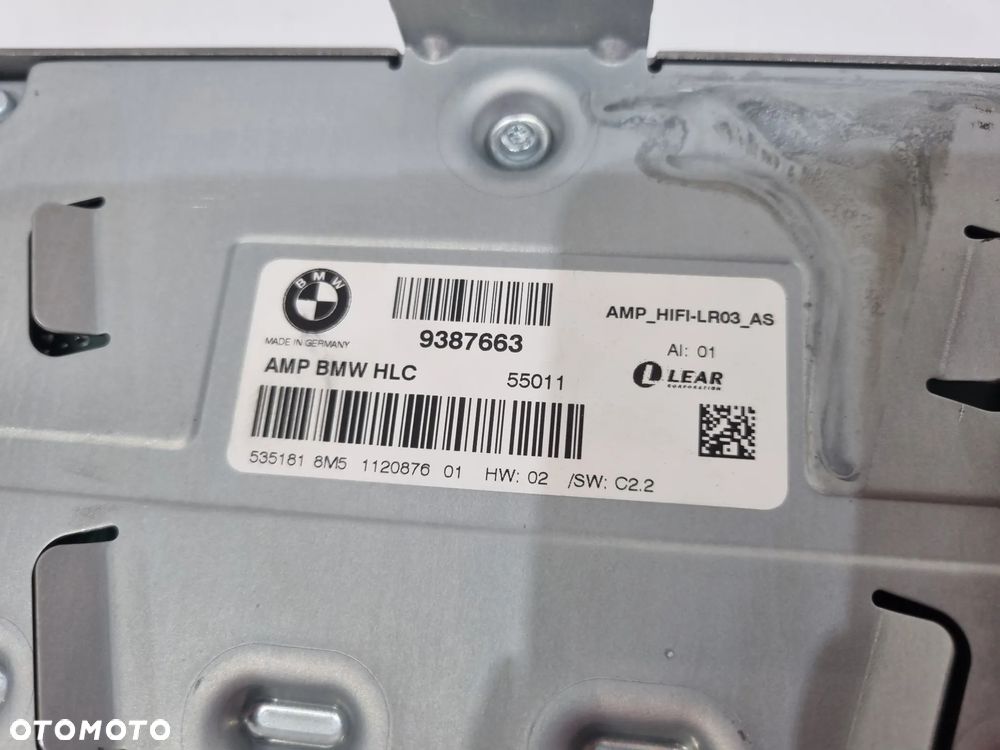 BMW F36 WZMACNIACZ RADIA HIFI 9387663 - 5