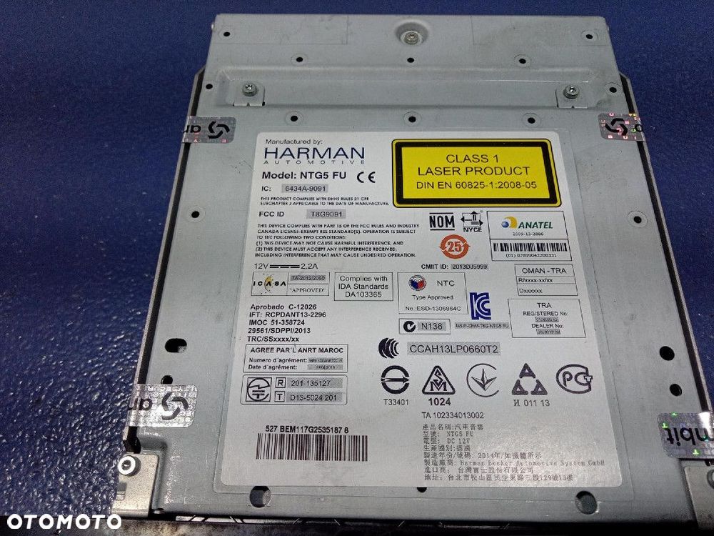 MERCEDES S KLASA W222 TUNER MODUŁ RADIA NAVI NTG5 A2229007713 - 8