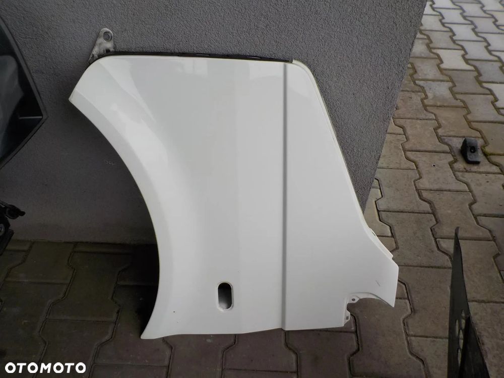 VW T5 LIFT KOMPLETNY PRZÓD MASKA ZDERZAK BŁOTNIKI BIAŁY - 7