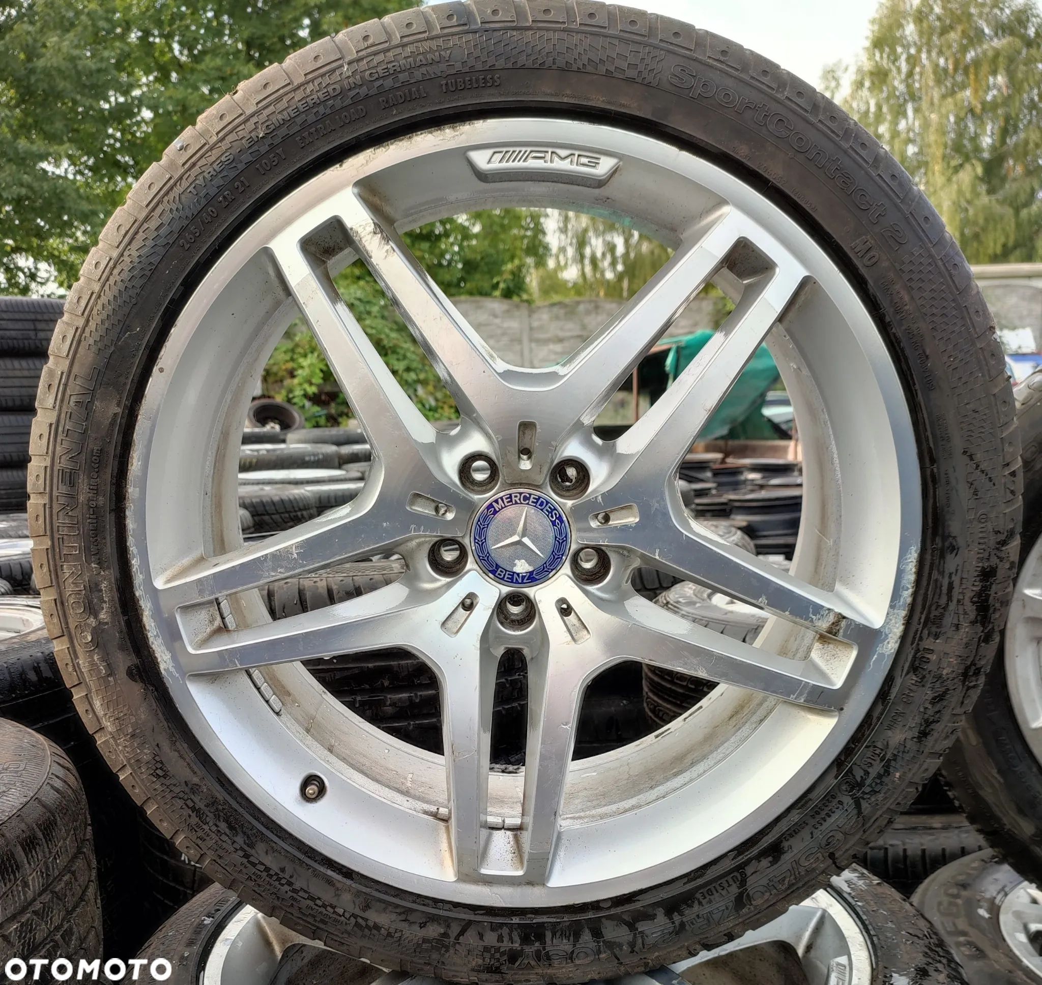 Mercedes ML GL GLE GLS W166 felgi aluminiowe 21 cali 5x112 9Jx21 ET53 A1664012102 - 1