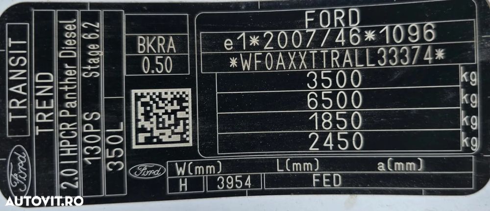 Ford New Transit AXA DUBLA Koffer IZOTERMA - 29