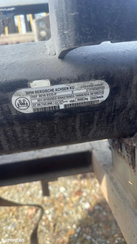 BPW HSF 9010 ECO-P PLUS 131030213 AXE AXA Noua echipata STOCK - 3