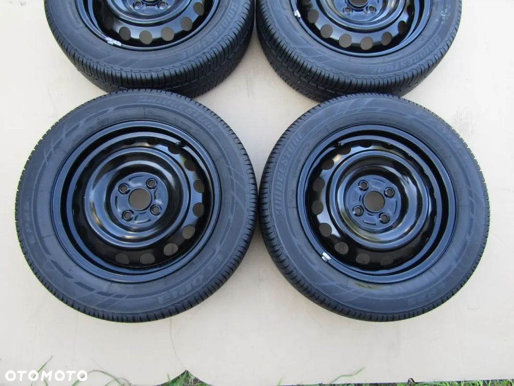 4x Felgi Koła 15 Toyota Yaris III IQ ET39 + Opony 175/65 15 Bridgestone - 7
