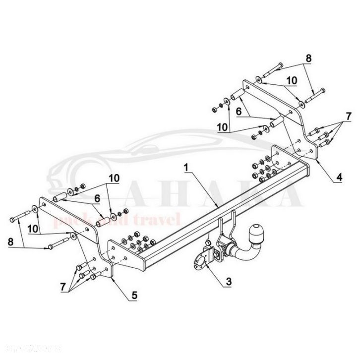 Hak Holowniczy Automat Do Dacia Sandero Stepway 2013-2016 - 3