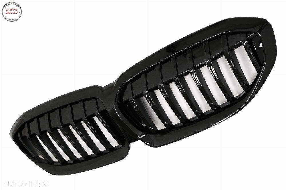 Pachet Exterior Extensii BMW Seria 3 G20 Sedan (2018-2022) M340i Design Negru Luci- livrare gratuita - 8